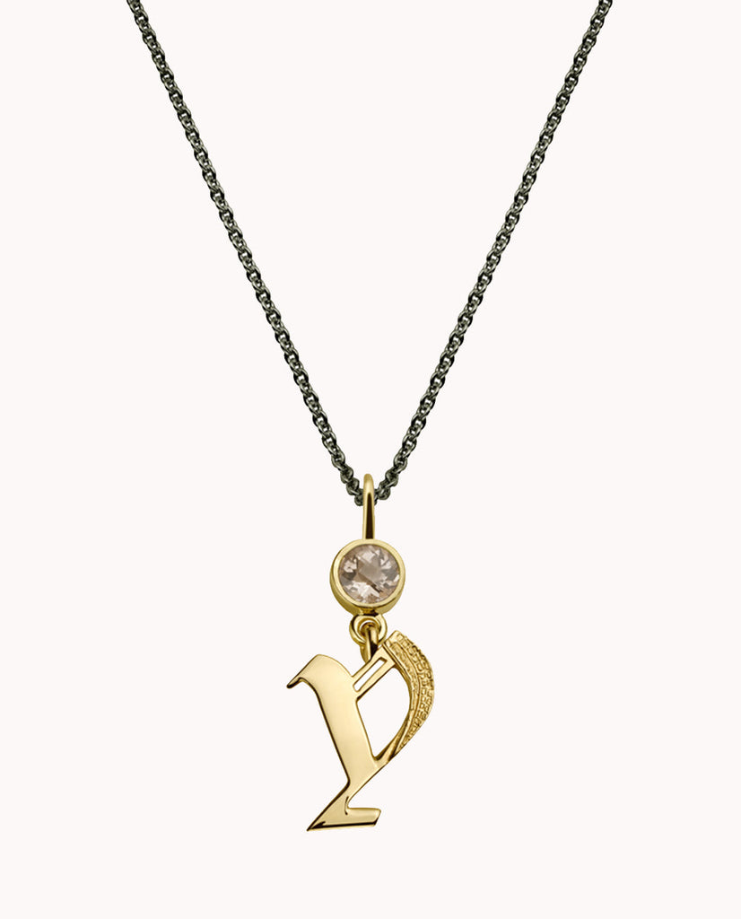 Girl Initial Y Necklace