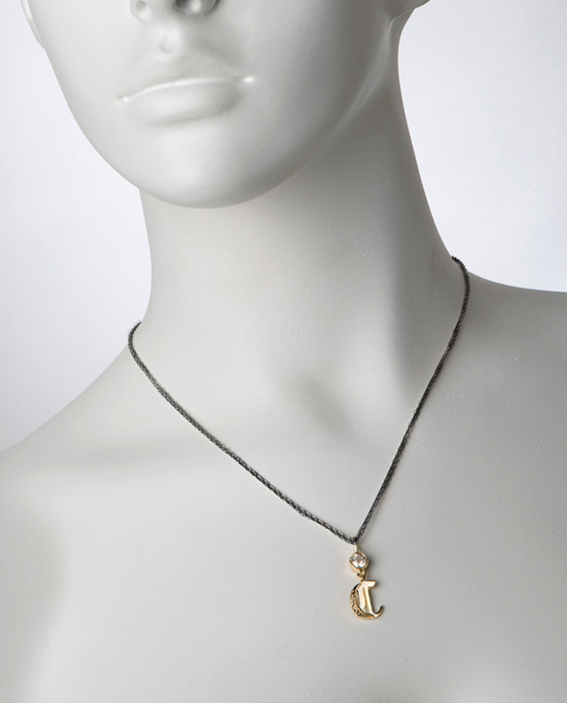 Initial Necklace Girl L