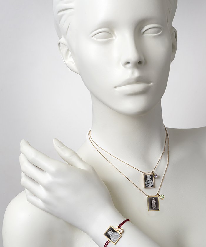 Sacred Heart Scapular Necklace